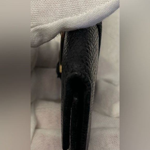 Salvatore Ferragamo Authentic Vintage Textured Black Key Holder - Picture 8 of 13